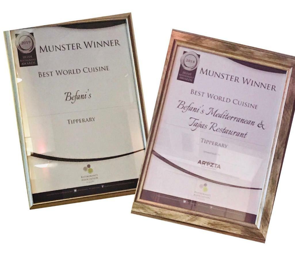 Befani'S Mediterranean Restaurant & Townhouse Clonmel Buitenkant foto